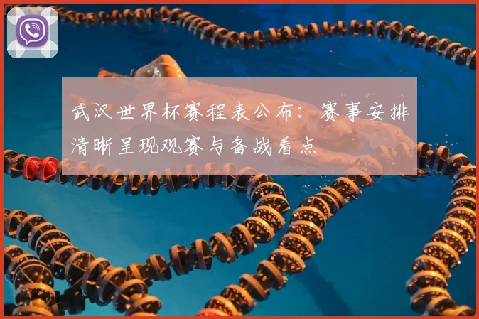 武汉世界杯赛程表公布:赛事安排清晰呈现观赛与备战看点