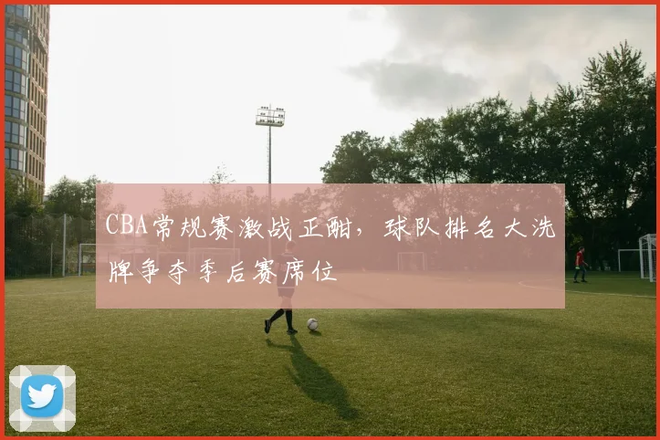 CBA常规赛激战正酣，球队排名大洗牌争夺季后赛席位